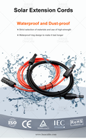 DC PV Solar Panel Draht 2,5 mm2-10mm2 Kupfer XLPE PVC 4 mm2 6 mm2 10 mm2 Photovoltaik draht DC Power Solar Verlängerung kabel