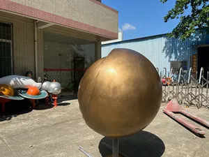 Chất lượng cao tùy chỉnh-thực hiện hiện đại thép không gỉ Sphere điêu khắc & figurine cho thương mại không gian & Ngoài trời khu vườn - Product Image 6