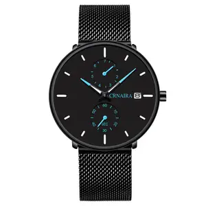 Crnaira C898 Horloges Reloj Quartz Merk Leisure Stijl Mannen Riem Sport Waterdichte Beste Jurk Horloges 3Atm Waterbestendig