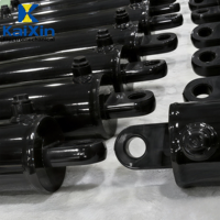 Cilindro Hidráulico de Doble Acción KaiXin, Varilla de Pistón de Acero Aleado Cromado Duro, Carrera Máxima de 3000 mm, Fabricación Personalizada
