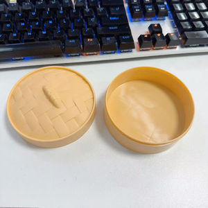 Nuevo Juguete Antiestrés de Silicona Suave y Elástica, Cubo Esponjoso con Forma de Bollo Arcoíris, en Caja Portátil - Product Image 3