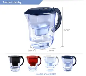 Оригинальная Заводская поставка 10 чашек кувшина для щелочной воды с фильтром щелочной воды
