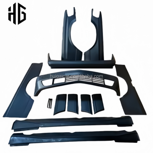 Kit carrozzeria completo in fibra di vetro (FRP) con paraurti anteriore e posteriore, parafanghi e minigonne laterali per <span class=keywords><strong>Mercedes</strong></span> Classe S <span class=keywords><strong>W126</strong></span> - Design di fabbrica - Product Image 2