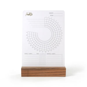 Impression personnalisée cartes d'habitudes liste de tâches hebdomadaire/mensuelle objectifs cartes de planificateur école bureau fournitures pour étudiants papier <span class=keywords><strong>cadeau</strong></span> journal - Product Image 1