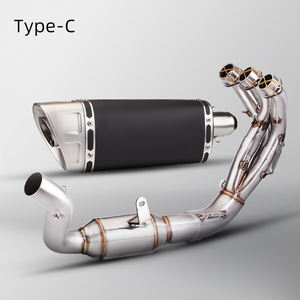 Sistema completo de escape para motocicleta, conexión de tubo de conexión frontal, silenciador de 51mm, para <span class=keywords><strong>MT09</strong></span>, 2021, 2022, <span class=keywords><strong>2023</strong></span>, 1, 2 - Product Image 4