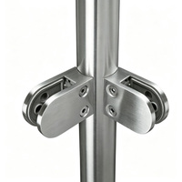 EKOO Garde-corps en verre sans cadre en acier inoxydable de haute qualité pour terrasse/balcon, idéal pour escalier/villa/hôtel