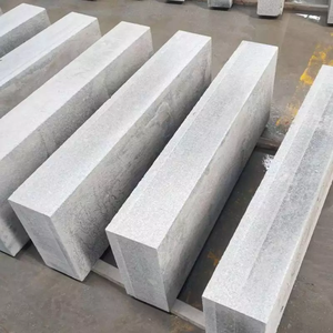 Bordure en granit gris moderne sablée, design en blocs pour allées de jardin, routes et parcs - Product Image 5