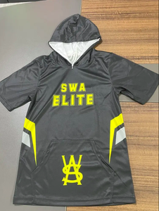 Maglia da basket in poliestere 100% personalizzata all'ingrosso maglietta da tiro con cappuccio vecchia maglia da basket reversibile - Product Image 3