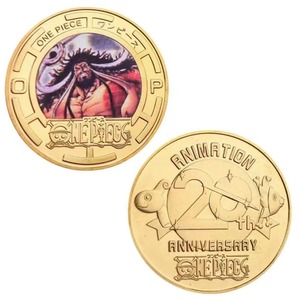 Moneda Conmemorativa de los Cinco Emperadores de Anime Clásico, Artesanía en Metal, Recuerdo de Anime, Fundición a Presión en Hierro - Product Image 2