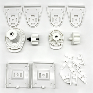 Kit de Herrajes <span class=keywords><strong>para</strong></span> <span class=keywords><strong>Persianas</strong></span> Venecianas de Aluminio de 50 mm, Accesorios Universales <span class=keywords><strong>para</strong></span> el Tratamiento de Ventanas, Piezas de Repuesto <span class=keywords><strong>para</strong></span> Riel Superior e Inferior - Product Image 1