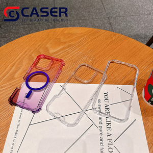 3-in-1 Gradient Magnetic trường hợp điện thoại cho <span class=keywords><strong>iPhone</strong></span> 16 Pro15 14 Ultra - Clear <span class=keywords><strong>4</strong></span> - Corner chống thả S cho cuối cùng bảo vệ - Product Image 2
