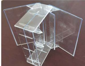 Boîte de rangement transparente double face pour cassettes audio vintage, collection rétro, boîte de présentation - Product Image 4