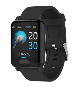 E04S 온도 성인 Smartwatch 전화 IP68 방수 스포츠 Reloj 스마트 시계 Whatsapp