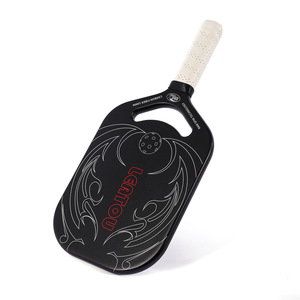 Raquette de pickleball Leatou en fibre de carbone 16 mm avec technologie Raw Spin, avec sac et balles - Product Image 4