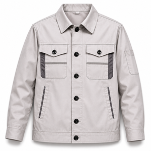 Tenues <span class=keywords><strong>de</strong></span> <span class=keywords><strong>travail</strong></span> pour hommes à col mandarin printemps/automne pour usine et atelier <span class=keywords><strong>de</strong></span> réparation automobile ; Vêtements <span class=keywords><strong>de</strong></span> protection professionnelle unis sur mesure - Product Image 5