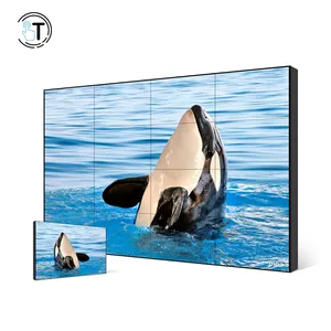 最佳46英寸2x2 3x3 3.5毫米室内地板支架4k lg lcd视频墙屏幕