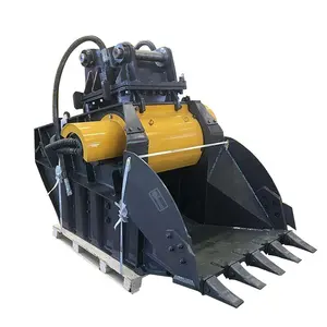 MONDE Crusher Spoon 12 - 45 Tons Excavator Attachment Stone Rock Jaw Crusher Bucket Crushing For Sale