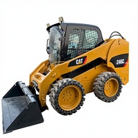Chargeuse compacte Caterpillar CAT 246C d'occasion de qualité, bon marché, parfaitement fonctionnelle, moteur Caterpillar, charge nominale de 3400 kg, origine américaine