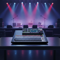 Mezclador Digital Profesional para DJ SONO T24S, Consola de Música de 28 Canales, Mezclador de Consola de Audio para DJ