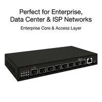 8 Ports 10G SFP+ L3 Managed Core Switch with Console Port Support VLAN, QoS Static Routing, OSPF, DHCP for Fiber Optic Backbone