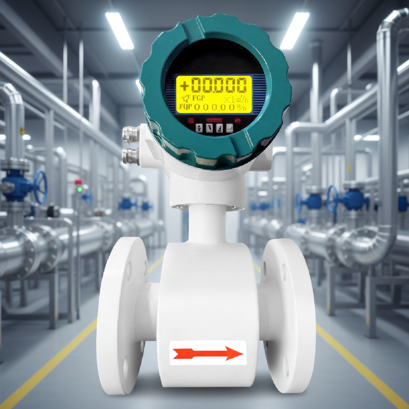 Dn100 Rs485 Electromagnetic Flow Meter flange