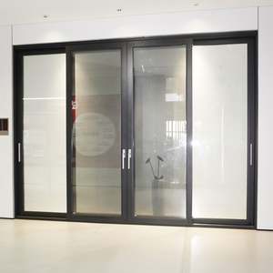 Puerta Corredera de Vidrio de Aluminio Personalizada BALOM con Marco de Aluminio, Rotura de Puente Térmico, Doble Acristalamiento, Insonorizada - Product Image 1