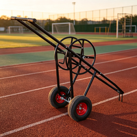 Chariot de marquage de terrain de football en fer avec roues pour l'entraînement sportif, directement de l'usine, haute qualité, prix compétitif