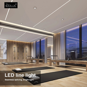 Perfil de Aluminio Extruido Integrado <span class=keywords><strong>en</strong></span> Forma de U para Tira de Luz LED para Mueble de Salón DGLUX - Product Image 4