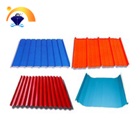 Tôles de toiture en acier haute résistance Baosteel SGCC/CGCC/DX51D/DX52D, légères, ondulées, revêtues de couleur pour la construction