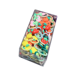 Set di 40 Elastici per <span class=keywords><strong>Capelli</strong></span> per Bambini <span class=keywords><strong>con</strong></span> Disegni di Animali e <span class=keywords><strong>Fiori</strong></span>, Fili Colorati, Elastici ad Alta Elasticità - Product Image 5
