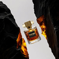 Flacon de Parfum en Verre Rond de Luxe Haut de Gamme Unique Sertissable 30ml 50ml 100ml Bouteilles de Parfum Vides avec Emballage Boîte