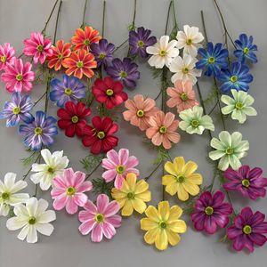 Fleur artificielle en soie imprimée en 3D Pingping Cosmos, style coréen réaliste, pour décoration intérieure et arrangements floraux de mariage - Product Image 1