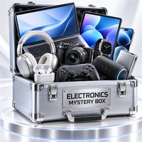 Pengiriman Langsung AS 3C Lucky Mystery Blind Box Elektronik Acak Berkualitas Tinggi Hadiah Kejutan Liburan untuk Keluarga dan Teman