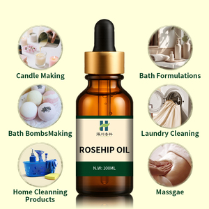 Óleo de Semente de Rosa Mosqueta 100% Puro Natural Orgânico Óleo Carreador de Sândalo e Bergamota Prensado a Frio para Revitalização da Pele do Rosto para Todos os Tipos de Pele - Product Image 6