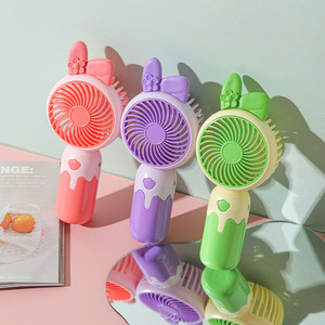 Dibujos animados para Niños lindo anime portátil pequeño ventilador <span class=keywords><strong>Mymelody</strong></span> estudiantes moda simple mano USB carga mini ventilador creativo - Product Image 2