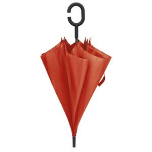 Parapluie Classique à Poignée Rouge 190T 8 Baleines Ouverture Manuelle Semi-Automatique Léger Idéal Voyage Diamètre 102 cm - Product Image 2