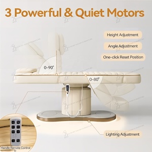 New Electric Eyelash <strong>Bed</strong> 3 Motors Bottom <strong>LED</strong> Massage Beauty Facial <strong>Bed</strong> Beauty Salon Furniture Massage Table Lash <strong>Bed</strong> - Product Image 5