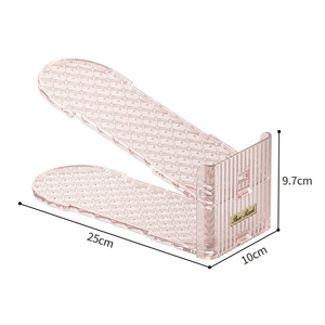 Dormitorio casa salvaspazio semplice porta scarpe Organizer per tacchi alti bassi scaffalature regolabile doppio strato porta scarpe - Product Image 6