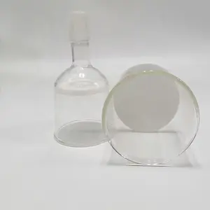 Lab buchner funnel filter laboratory use clear glass buchner funnel filter