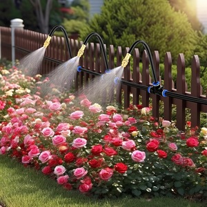 Sistema de Riego Automático, Kit de Microaspersores de 6 mm, 25 m 46 m, Riego de Jardín Universal para Exteriores, Flexible y Fácil de Instalar - Product Image 2