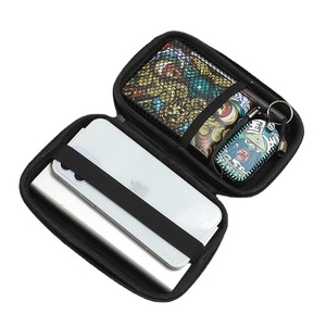 กระเป๋าเก็บของ EVA สำหรับหูฟังแบบพกพา กล่องกันกระแทกสีดำ กล่องบรรจุภัณฑ์ชุดหูฟังบลูทูธดิจิตอลอเนกประสงค์ - Product Image 4