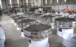 粒子遠心ふるい機 円形回転振動スクリーンモーター 高精度砂振動ふるい機 ハーブ選別機 - Product Image 5