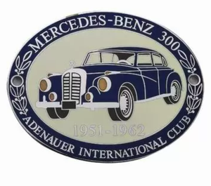 कस्टम डिजाइन धातु शिल्प कार सजावटी सामान ऑटो ग्रिल गोल भ्रूण - Product Image 1