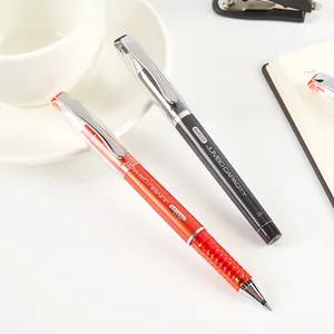 Необычная последняя популярная рекламная дешевая школьная гелевая ручка с индивидуальным дизайном большой емкости 0,5 мм гелевая ручка с черными чернилами гелевая дизайнерская ручка