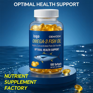 Capsules d'huile de poisson de haute mer à marque privée, EPA et DHA pour <span class=keywords><strong>le</strong></span> soutien des triglycérides, vente en gros - Product Image 3