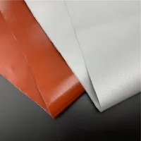 Fabrics Material Good Performance Fireproof Silicone Rubber Coated Fiberglass Fabric