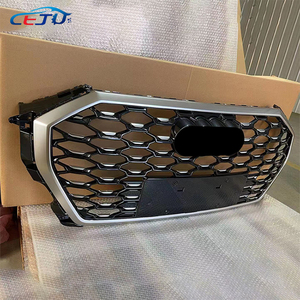 Copertura Griglia Radiatore Superiore per Paraurti Anteriore Accessori Auto Neri Stile Nido d'Ape per Audi Q3 <span class=keywords><strong>SBT</strong></span> 2019-2020 - Product Image 5