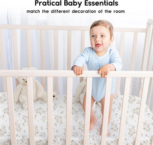 <strong>Travel</strong> <strong>Cot</strong> Bed <strong>Sheets</strong> Fitted Super Soft Breathable <strong>Cot</strong> Bed <strong>Sheets</strong> Cozy Baby <strong>Cot</strong> <strong>Sheets</strong> - Product Image 6
