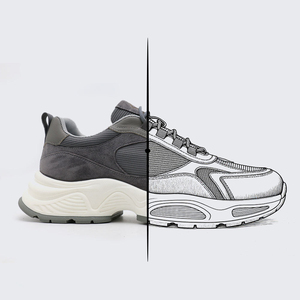 Chaussures décontractées de luxe pour hommes, style chunky, pour la marche, B30 – Fabricants OEM/ODM de baskets personnalisées pour hommes - Product Image 3