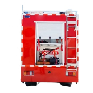 1suzu camiones cisterna contra incendios 5000L tanque de escalera pumper Max Red Diesel Tank aviones extintores de incendios vehículos de bomberos - Product Image 4